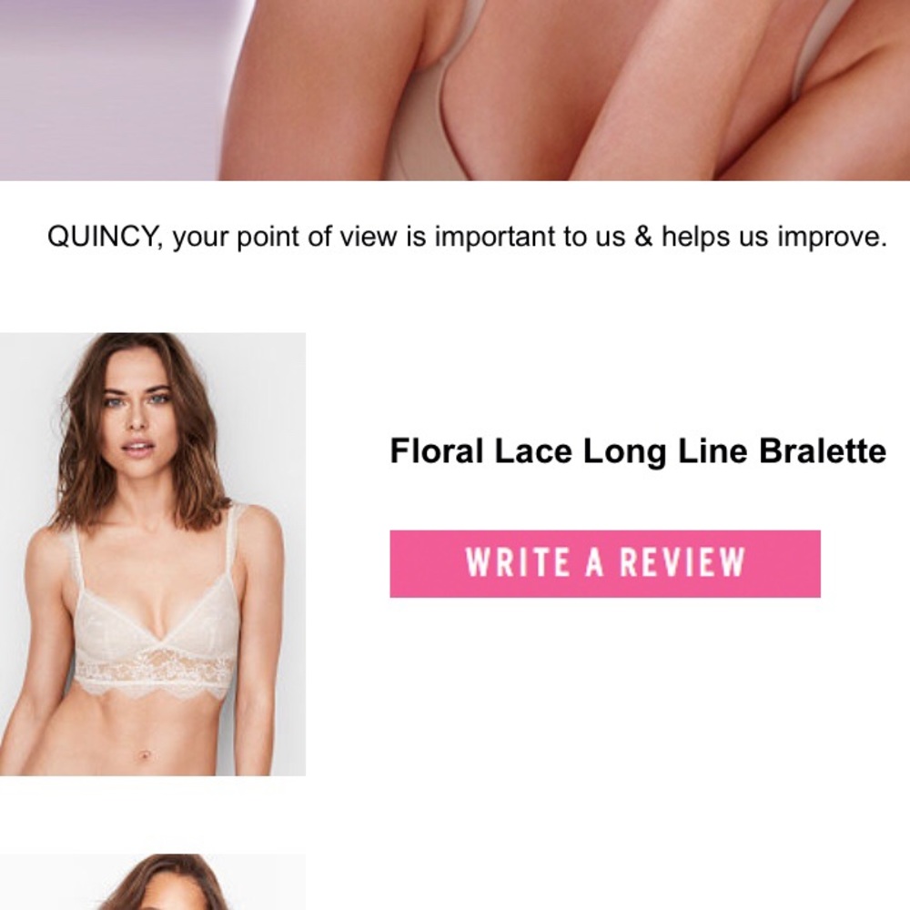 Vs secret bralette